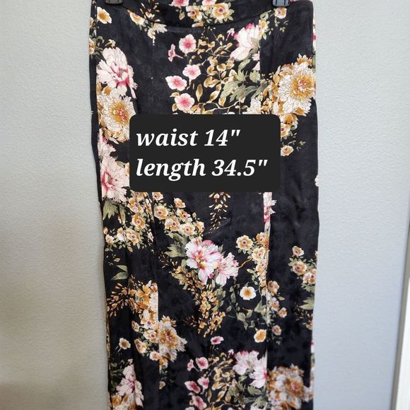 NWT Anthropologie floral silk skirt - Picture 5 of 6